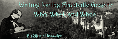Writing for the Gazette banner