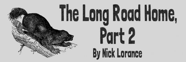 The Long Road Home, Part 2 by Nick Lorance banner